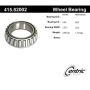 CENTRIC PARTS 415.82002 Centric Premium Bearing Cone