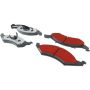 CENTRIC PARTS 500.03240 PQ PRO Disc Brake Pads with Hardware