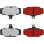 CENTRIC PARTS 500.03910 PQ PRO Disc Brake Pads with Hardware
