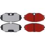 CENTRIC PARTS 500.04860 PQ PRO Disc Brake Pads with Hardware