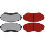 CENTRIC PARTS 500.05510 PQ PRO Disc Brake Pads with Hardware