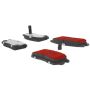 CENTRIC PARTS 500.05670 PQ PRO Disc Brake Pads with Hardware