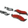 CENTRIC PARTS 500.05760 PQ PRO Disc Brake Pads with Hardware