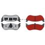 CENTRIC PARTS 500.06740 PQ PRO Disc Brake Pads with Hardware