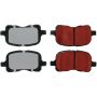 CENTRIC PARTS 500.07410 PQ PRO Disc Brake Pads with Hardware