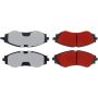 CENTRIC PARTS 500.07970 PQ PRO Disc Brake Pads with Hardware
