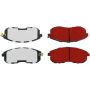 CENTRIC PARTS 500.08151 PQ PRO Disc Brake Pads with Hardware