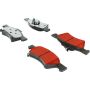 CENTRIC PARTS 500.08570 PQ PRO Disc Brake Pads with Hardware