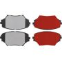 CENTRIC PARTS 500.08620 PQ PRO Disc Brake Pads with Hardware