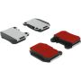 CENTRIC PARTS 500.08740 PQ PRO Disc Brake Pads with Hardware