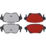 CENTRIC PARTS 500.09110 PQ PRO Disc Brake Pads