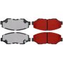 CENTRIC PARTS 500.09141 PQ PRO Disc Brake Pads with Hardware