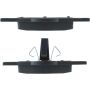 CENTRIC PARTS 500.09350 PQ PRO Disc Brake Pads with Hardware