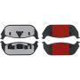 CENTRIC PARTS 500.09520 PQ PRO Disc Brake Pads with Hardware