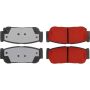 CENTRIC PARTS 500.09540 PQ PRO Disc Brake Pads with Hardware