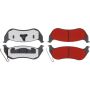 CENTRIC PARTS 500.09641 PQ PRO Disc Brake Pads with Hardware