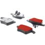 CENTRIC PARTS 500.09800 PQ PRO Disc Brake Pads with Hardware