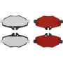 CENTRIC PARTS 500.09870 PQ PRO Disc Brake Pads with Hardware