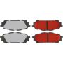 CENTRIC PARTS 500.10040 PQ PRO Disc Brake Pads with Hardware