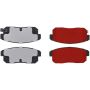 CENTRIC PARTS 500.10080 PQ PRO Disc Brake Pads with Hardware