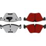 CENTRIC PARTS 500.10611 PQ PRO Disc Brake Pads with Hardware