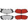 CENTRIC PARTS 500.10730 PQ PRO Disc Brake Pads with Hardware