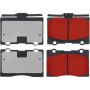 CENTRIC PARTS 500.10910 PQ PRO Disc Brake Pads with Hardware