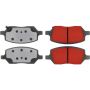 CENTRIC PARTS 500.10930 PQ PRO Disc Brake Pads with Hardware