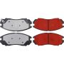 CENTRIC PARTS 500.11040 PQ PRO Disc Brake Pads with Hardware