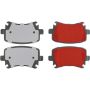 CENTRIC PARTS 500.11080 PQ PRO Disc Brake Pads with Hardware