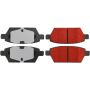 CENTRIC PARTS 500.11610 PQ PRO Disc Brake Pads with Hardware