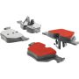 CENTRIC PARTS 500.11700 PQ PRO Disc Brake Pads with Hardware
