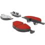 CENTRIC PARTS 500.13810 PQ PRO Disc Brake Pads with Hardware
