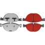 CENTRIC PARTS 500.13810 PQ PRO Disc Brake Pads with Hardware