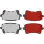 CENTRIC PARTS 500.13861 PQ PRO Disc Brake Pads with Hardware