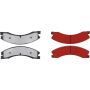 CENTRIC PARTS 500.14110 PQ PRO Disc Brake Pads with Hardware