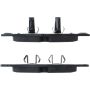 CENTRIC PARTS 500.14480 PQ PRO Disc Brake Pads with Hardware