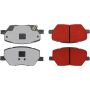 CENTRIC PARTS 500.18110 PQ PRO Disc Brake Pads with Hardware