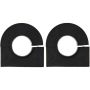 CENTRIC PARTS 602.40049 Centric Premium Sway Bar Bushing Kit