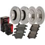CENTRIC PARTS 903.40047 Posi Quiet Brake Pads with C-TEK Brake Rotors
