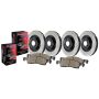 CENTRIC PARTS 906.37090 Centric Preferred Axle Pack 4-Wheel Brake Kit