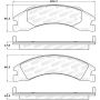 Stoptech 308.13291 Street Brake Pads - Front