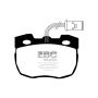 EBC Brakes DP6814 6000 Series Greenstuff Truck/SUV Brakes Disc Pads