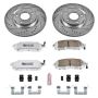 PowerStop K6094-26 Z26 Street Performance Ceramic Brake Pad and Drilled & Slotted Rotor Kit