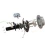 Pedders PED-PBCK006 05-20 Toyota Tacoma (6 Lug) Rear Brake Conversion Kit