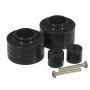 Prothane Jeep TJ 1.5-2in Lift Coil Spring Isolator - Black