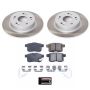 PowerStop SC5368 Semi-Coated Rotor and Low-Dust Ceramic Brake Pad Kit