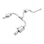 AWE Tuning 3015-22070 18-21 Volkswagen Jetta GLI Mk7 Touring Exhaust - Chrome Silver Tips (Fits High-Flow DP)