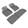 3D MAXpider L1LU00001501 22-23 Lucid Air Kagu Floor Mat- Gray R1 R2