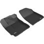3D MAXpider 2019-2020 Kia Forte Kagu 1st Row Floormat - Black